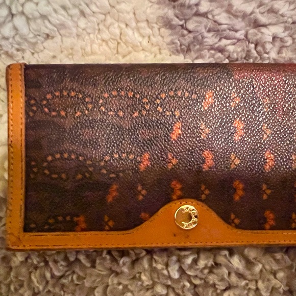 Escada Handbags - Vintage Escada Signature Print Checkbook Cover